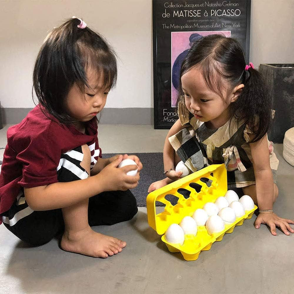 Easter Matching Eggs Connect Eggs Parlour Games Toys Gifts for 2 3 Years Old Kids Toddler Girls Boys Shape Color