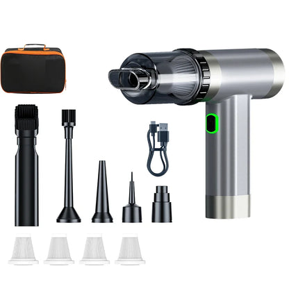 Car Mini Vacuum Cleaner Portable High Power Blower Wireless Cleaning Machine Handheld Electric Turbo Blower Car Electronics