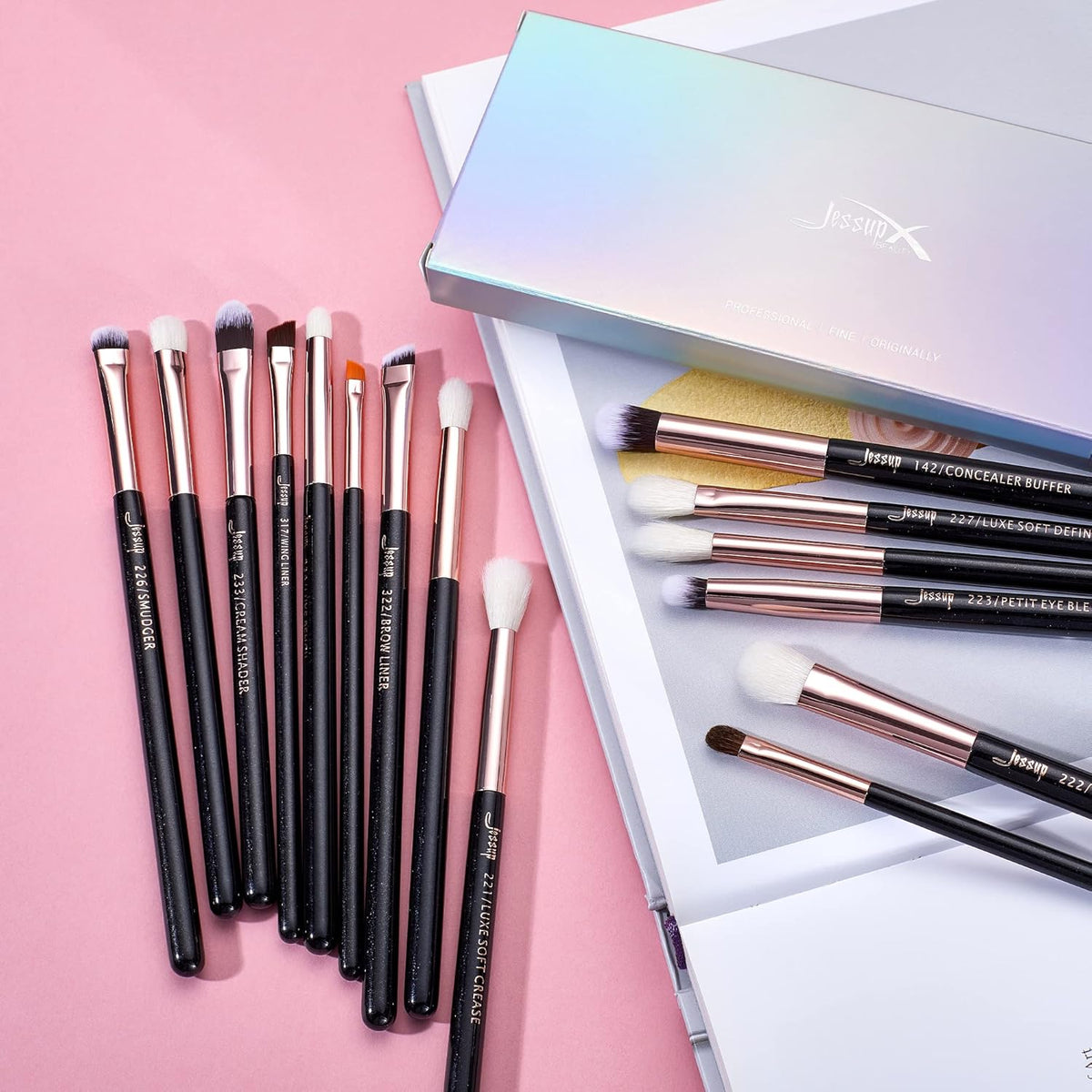 Eye Makeup Brushes Professional Eyeshadow Brush Set 15Pcs T157