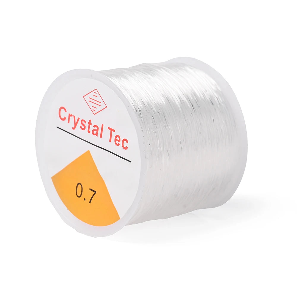 Iyoe 0.5-1.5Mm Elastic Cord String Transparent Elastic Thread for Jewelry Making Diy Bracelet Necklace Beaded Accessories