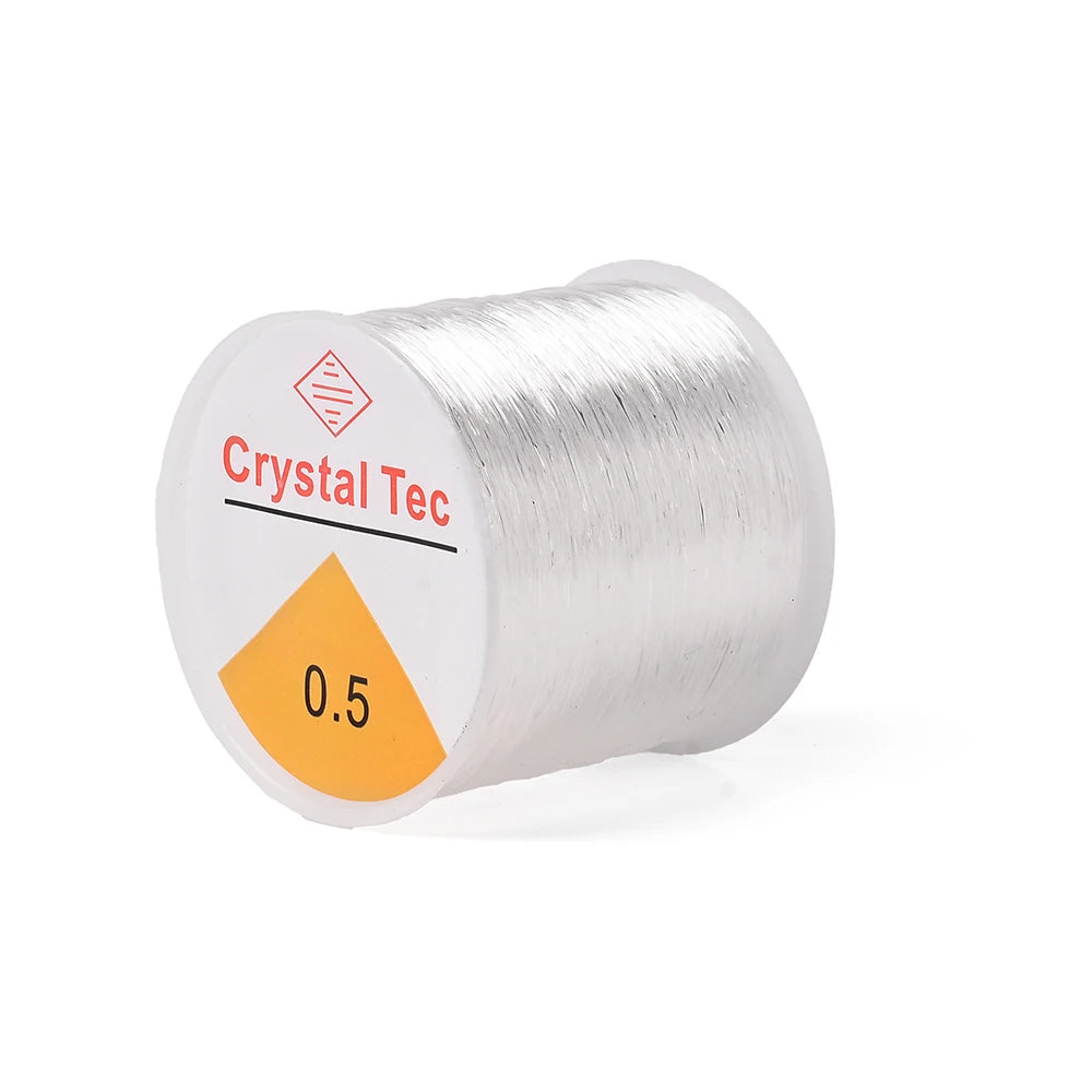 Iyoe 0.5-1.5Mm Elastic Cord String Transparent Elastic Thread for Jewelry Making Diy Bracelet Necklace Beaded Accessories