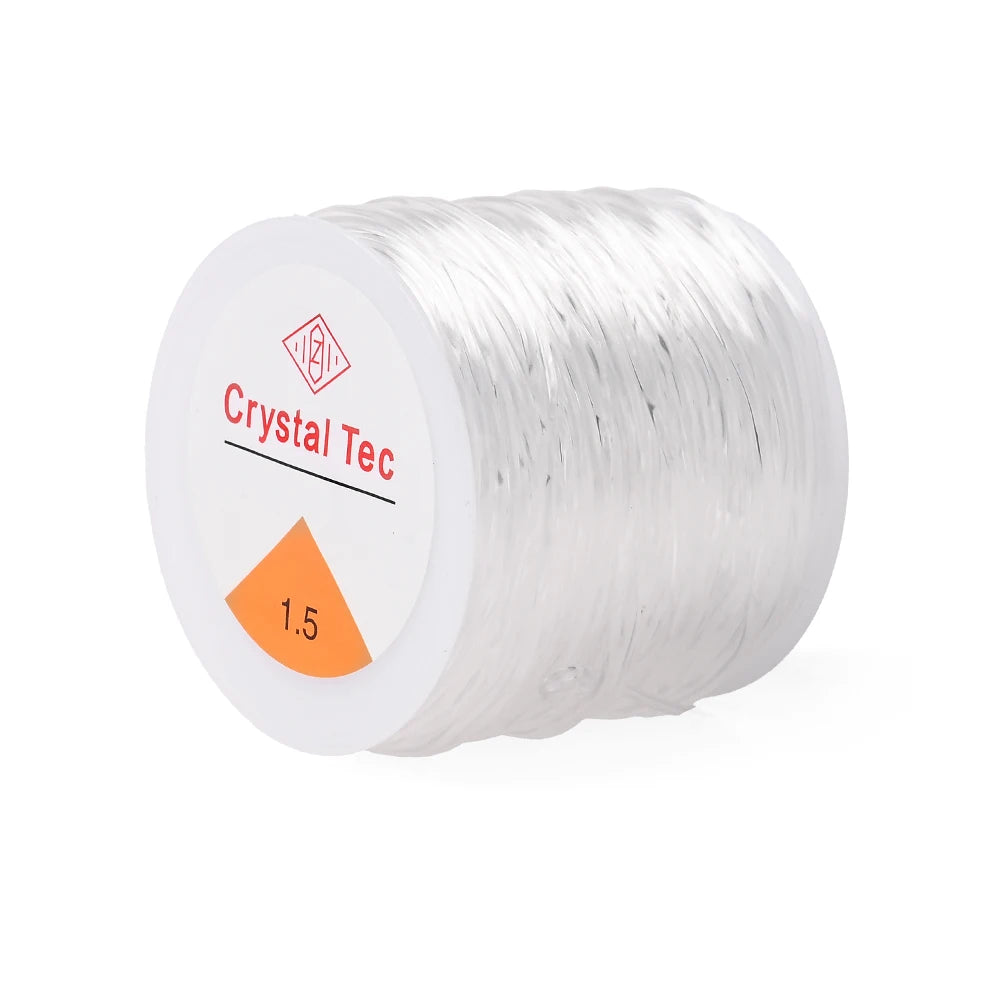 Iyoe 0.5-1.5Mm Elastic Cord String Transparent Elastic Thread for Jewelry Making Diy Bracelet Necklace Beaded Accessories