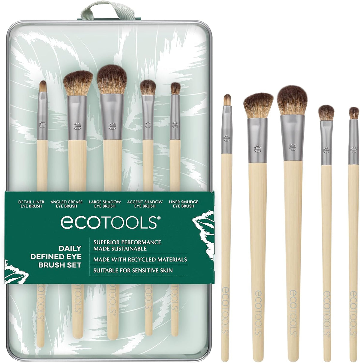 Daily Defined Eye Brush Kit, Makeup Brushes, 5 Piece Set
