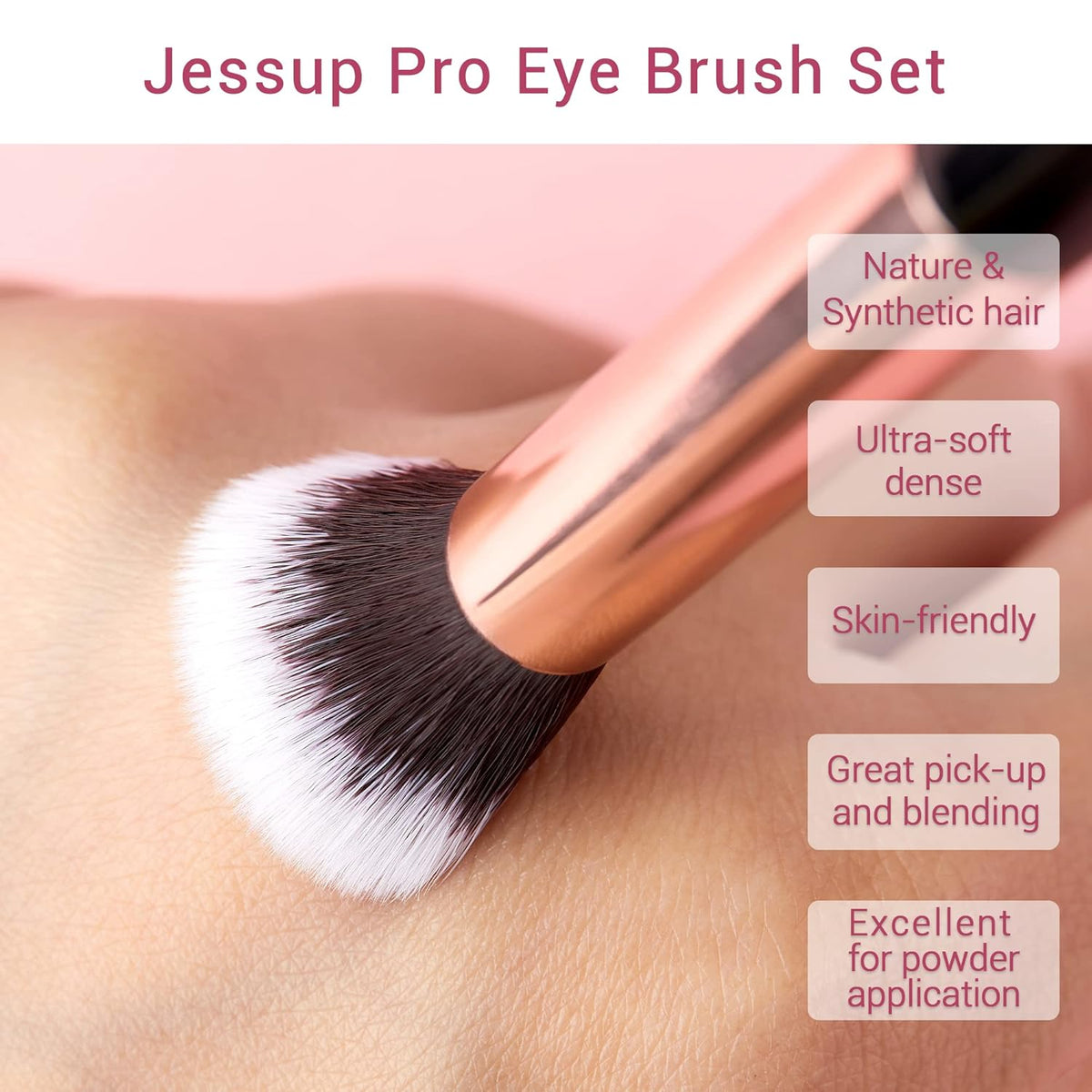 Eye Makeup Brushes Professional Eyeshadow Brush Set 15Pcs T157