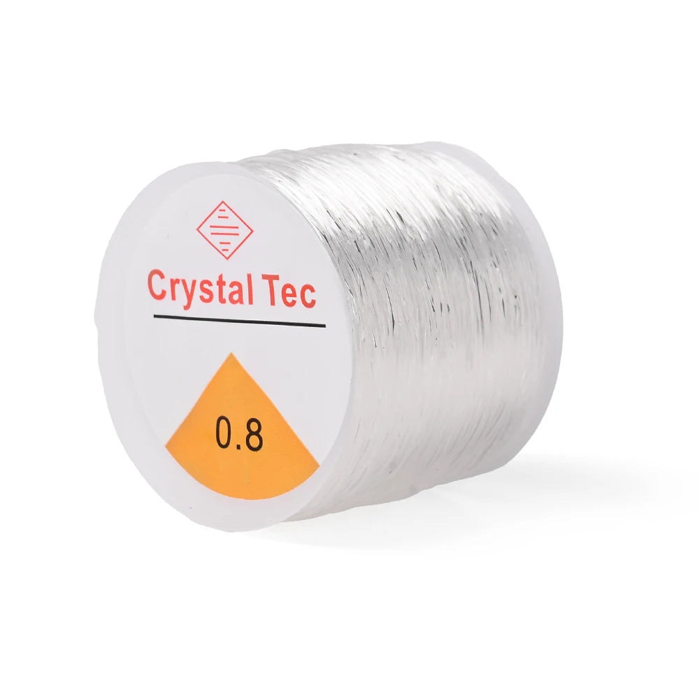 Iyoe 0.5-1.5Mm Elastic Cord String Transparent Elastic Thread for Jewelry Making Diy Bracelet Necklace Beaded Accessories