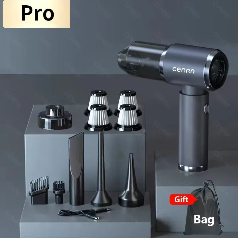 210000PA Car Vacuum Cleaner Mini Powerful Handheld Wireless Home Appliance for Blower Portable Vacuum Cleaner