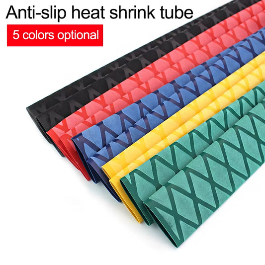 Anti-Slip Heat Shrink Tube for Fishing Rod DIY Electrical Insulation 5 Colors 1M 15/18/20/22/25/28/30/35/40/50Mm