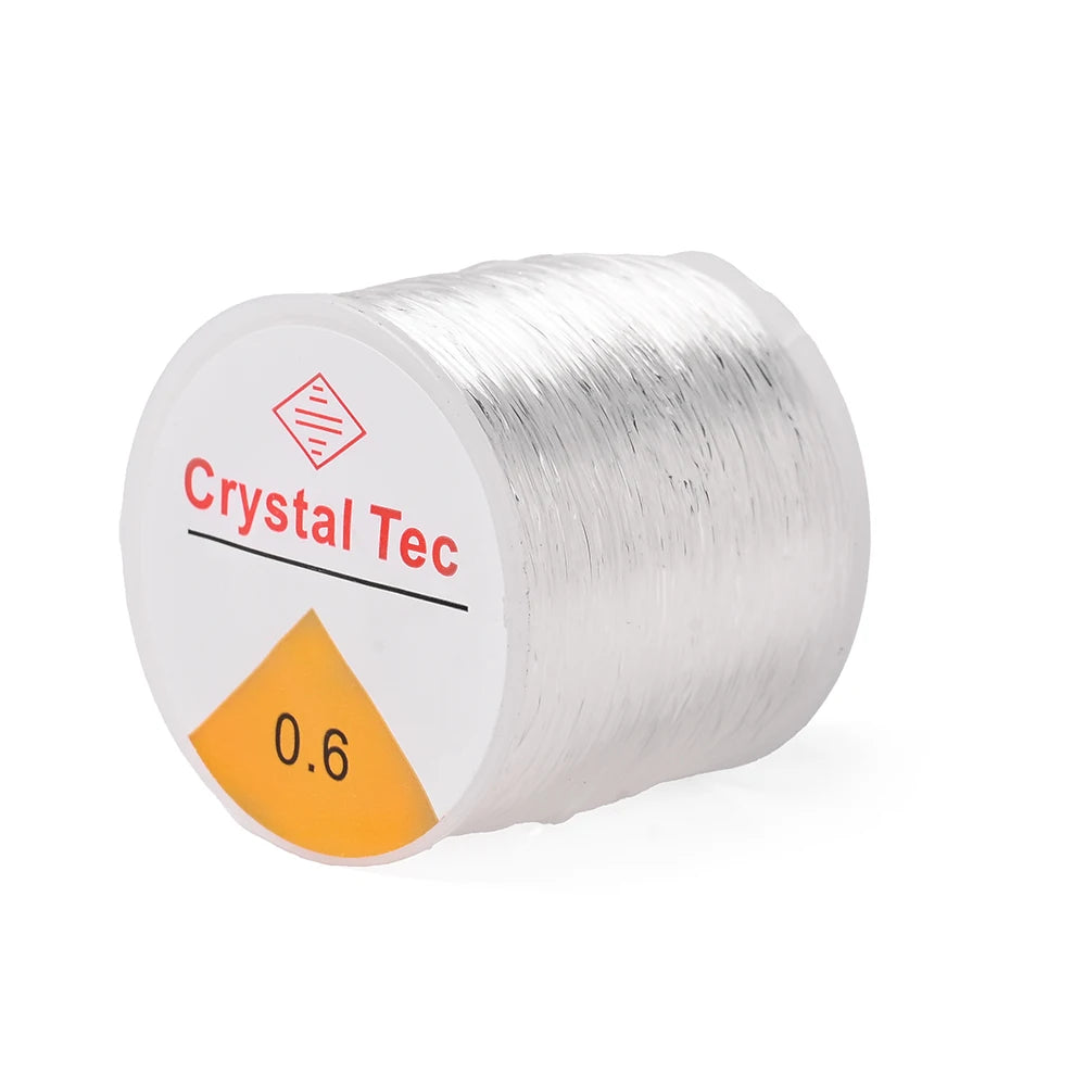 Iyoe 0.5-1.5Mm Elastic Cord String Transparent Elastic Thread for Jewelry Making Diy Bracelet Necklace Beaded Accessories