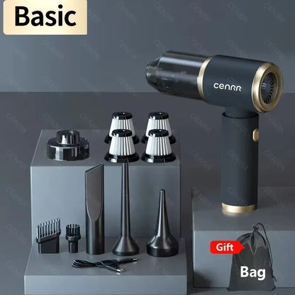 210000PA Car Vacuum Cleaner Mini Powerful Handheld Wireless Home Appliance for Blower Portable Vacuum Cleaner