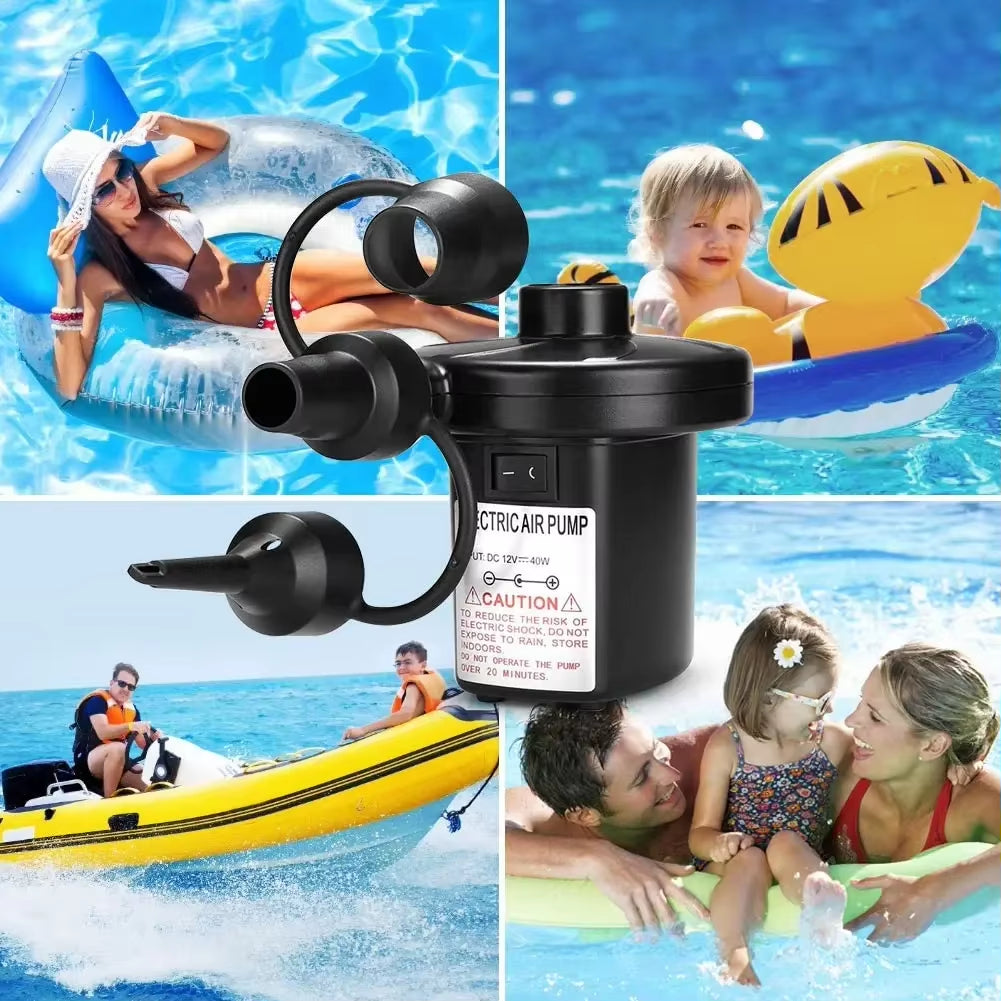 Mini Inflatable Pump Electric Air Cushion Camping Pump Portable Rapid ...